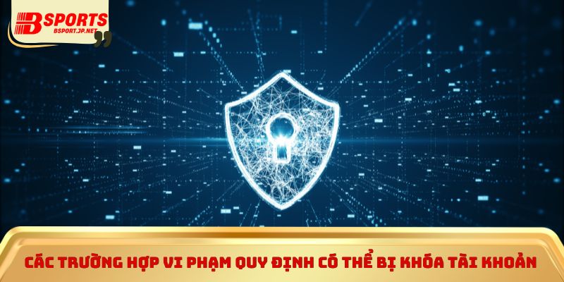 Các trường hợp vi phạm quy định có thể bị khóa tài khoản