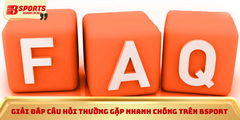 Giải đáp câu hỏi thường gặp nhanh chóng trên Bsport