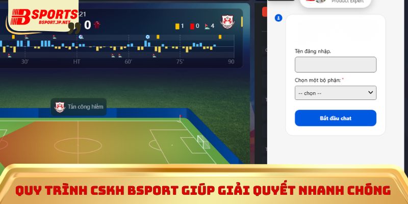 Quy trình CSKH Bsport giúp giải quyết nhanh chóng